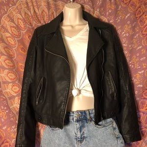 brandy melville leather jacket